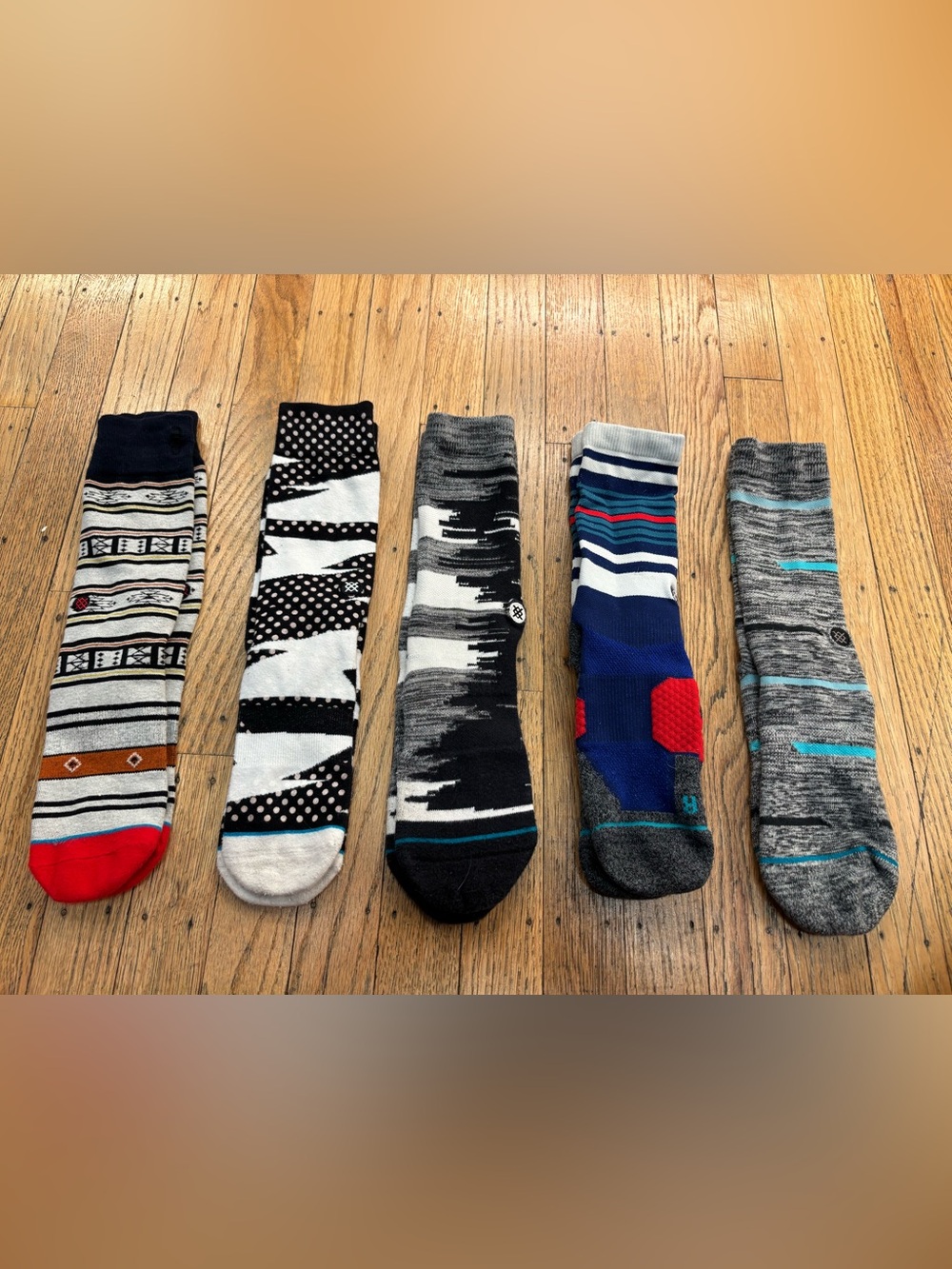 Stance Men’s large Crew Socks bundle